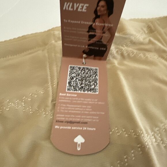 KLVEE Shapewear Tummy Control Underwear High Waisted Girdle Body Shaper SZ L - Picture 2 of 6